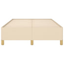 Sengeramme uden madras Creme 120x200 cm Stof