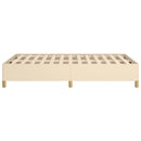 Sengeramme uden madras Creme 120x200 cm Stof