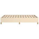 Sengeramme uden madras Creme 120x200 cm Stof