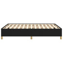 sengeramme uden madras 140x190 cm stof sort