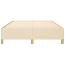 sengeramme uden madras 140x190 cm stof cremefarvet