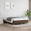 sengeramme uden madras 140x200 cm stof mørkebrun