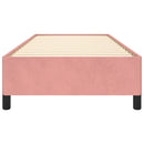 sengeramme 80x200 cm fløjl pink