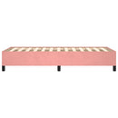 sengeramme 90x200 cm fløjl pink