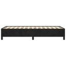 Sengeramme uden madras Sort 100x200 cm Fløjl