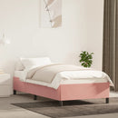 sengeramme 100x200 cm fløjl pink
