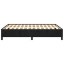Sengeramme uden madras Sort 140x190 cm Fløjl