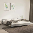 Sengeramme uden madras Lysegrå 160x200 cm Fløjl