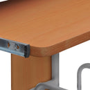 computerbord 110x52x88,5 cm konstrueret træ brun