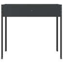 plantekasse 100,5x40,5x90 cm galvaniseret stål antracitgrå