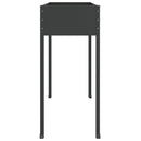 plantekasse 100,5x40,5x90 cm galvaniseret stål antracitgrå