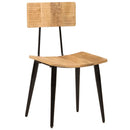 spisebordsstole 2 stk. 44x40x80 cm massivt mangotræ