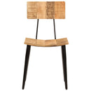 Spisebordsstole 2 stk. 44x40x80 cm massivt mangotræ