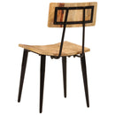 Spisebordsstole 2 stk. 44x40x80 cm massivt mangotræ