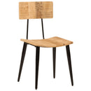Spisebordsstole 2 stk. 44x40x80 cm massivt mangotræ