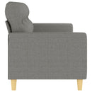 3-personers sofa 210 cm stof mørkegrå