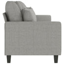 3-personers sofa 210 cm stof lysegrå