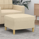 fodskammel 60x50x41 cm stof cremefarvet