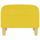 fodskammel 60x50x41 cm stof gul