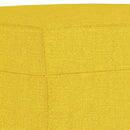 fodskammel 60x50x41 cm stof gul