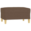 fodskammel 70x55x41 cm stof brun