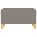 fodskammel 70x55x41 cm stof gråbrun