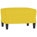 fodskammel 60x50x41 cm stof gul