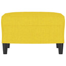 fodskammel 60x50x41 cm stof gul