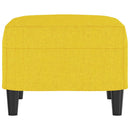 fodskammel 60x50x41 cm stof gul