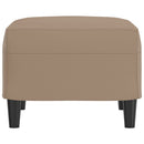 fodskammel 60x50x41 cm kunstlæder cappuccino