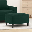 fodskammel 60x50x41 cm velour mørkegrøn