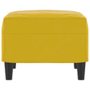 fodskammel 60x50x41 cm velour gul