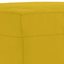 fodskammel 60x50x41 cm velour gul