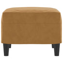 fodskammel 60x50x41 cm velour brun