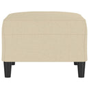 fodskammel 70x55x41 cm stof cremefarvet