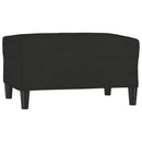 fodskammel 70x55x41 cm stof sort