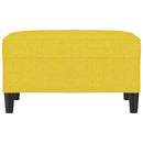 fodskammel 70x55x41 cm stof lysegul