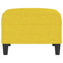 fodskammel 70x55x41 cm stof lysegul