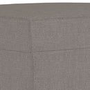 fodskammel 70x55x41 cm stof gråbrun
