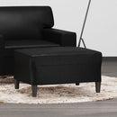 fodskammel 70x55x41 cm kunstlæder sort