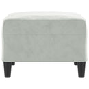 fodskammel 70x55x41 cm velour grå