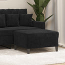 fodskammel 70x55x41 cm velour sort