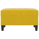 fodskammel 70x55x41 cm velour gul