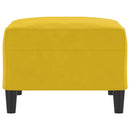 fodskammel 70x55x41 cm velour gul