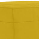 fodskammel 70x55x41 cm velour gul