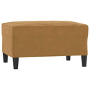 fodskammel 70x55x41 cm velour brun