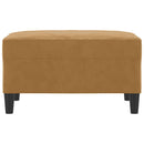 fodskammel 70x55x41 cm velour brun