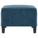 fodskammel 70x55x41 cm velour lyserød