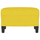 fodskammel 60x50x41 cm stof gul
