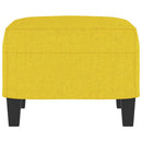 fodskammel 60x50x41 cm stof gul